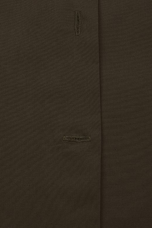 Camicia in popeline elasticizzato cravatta nera LSL / donna