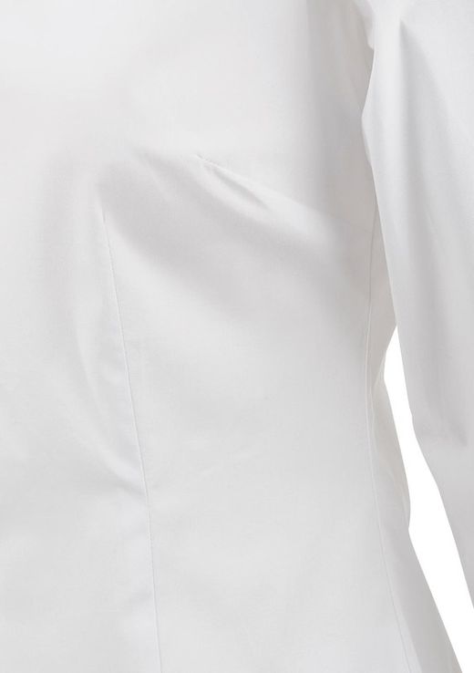 Stretch Popeline Shirt Black Tie LSL / Frauen