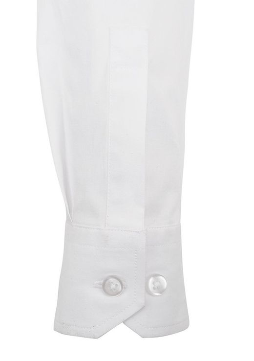 Stretch Popeline Shirt Black Tie LSL / Frauen