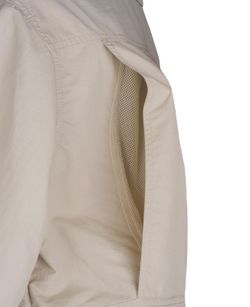 Safari Multi-Pocket Kurzarm Shirt Beige