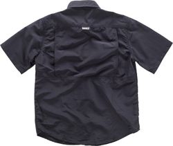 Safari Multi-Pocket Kurzarmhemd Weiß