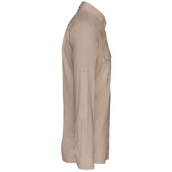 Herren Langarm Safari Shirt