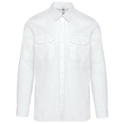 Herren Langarm Safari Shirt