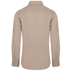 Herren Langarm Safari Shirt