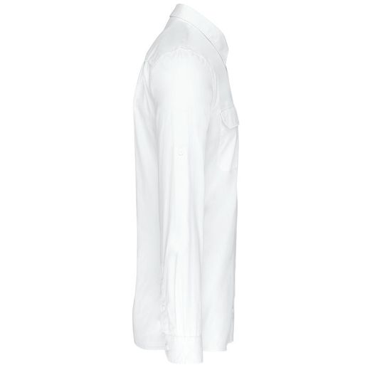 Herren Langarm Safari Shirt