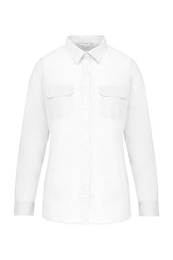Damen Langarm Safari Shirt