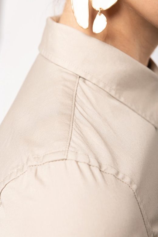 Damen Langarm Safari Shirt