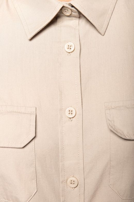Damen Langarm Safari Shirt