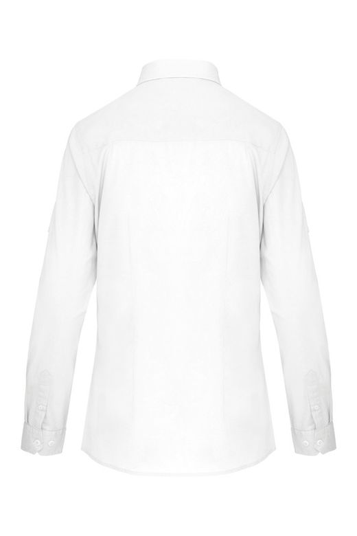 Damen Langarm Safari Shirt