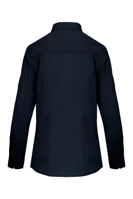 Damen Langarm Safari Shirt