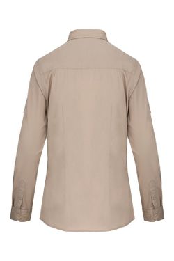 Damen Langarm Safari Shirt