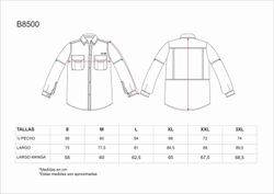 Safari Multi-Pocket Langarmhemd Beige