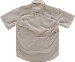 Safari Langarmhemd mit mehreren Taschen Schwarz