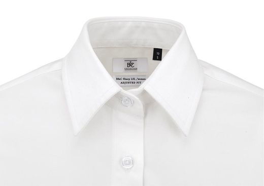 Scharfes Kurzarm-Twill-Shirt für Frauen