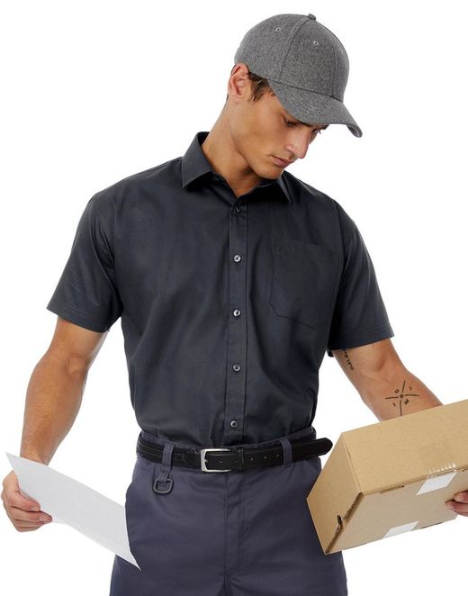 Scharfes SSL / Männer Twill Shirt