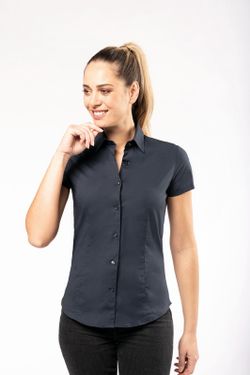 CAMISA STRETCH MANGA CORTA MUJER