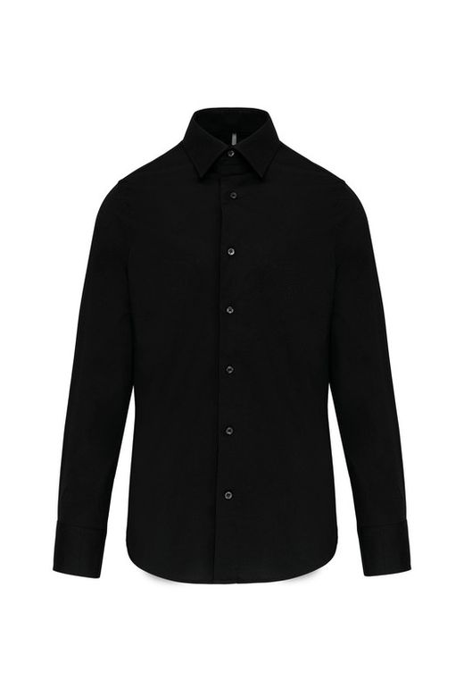MÄNNER LANGES ÄRMEL-STRETCH-SHIRT