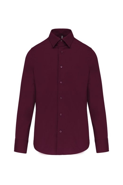MÄNNER LANGES ÄRMEL-STRETCH-SHIRT