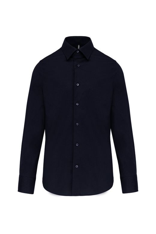 MÄNNER LANGES ÄRMEL-STRETCH-SHIRT