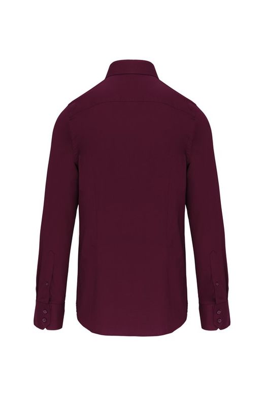 MÄNNER LANGES ÄRMEL-STRETCH-SHIRT