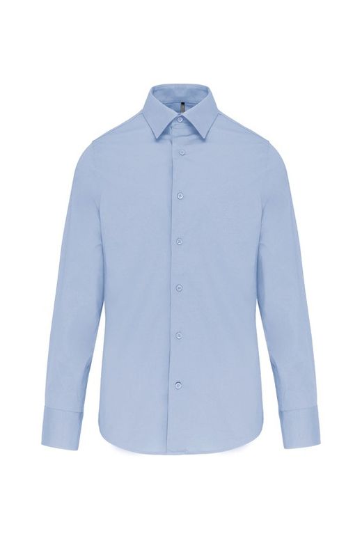 MÄNNER LANGES ÄRMEL-STRETCH-SHIRT