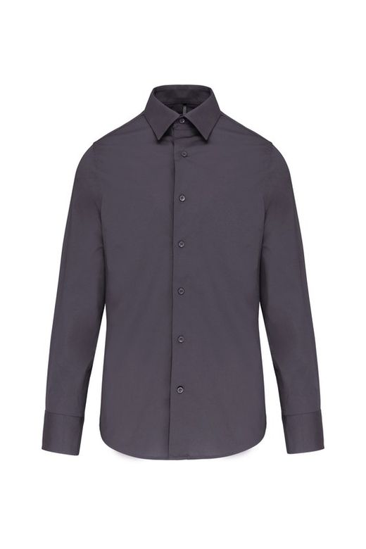 MÄNNER LANGES ÄRMEL-STRETCH-SHIRT