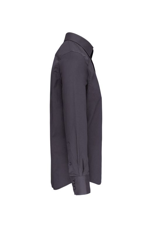 MÄNNER LANGES ÄRMEL-STRETCH-SHIRT