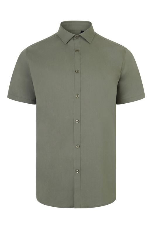Camisa stretch mc hombre