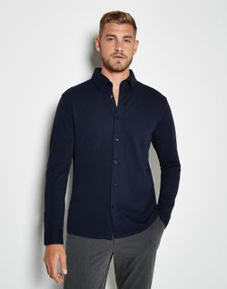 Camisa Tailored Fit Superwash® 60º Piqué