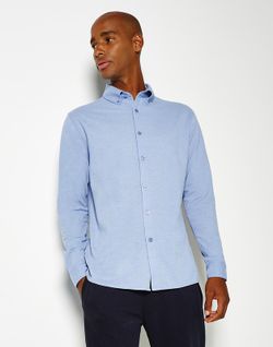 Camisa Tailored Fit Superwash® 60º Piqué