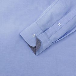Camisa oxford lavada para homem