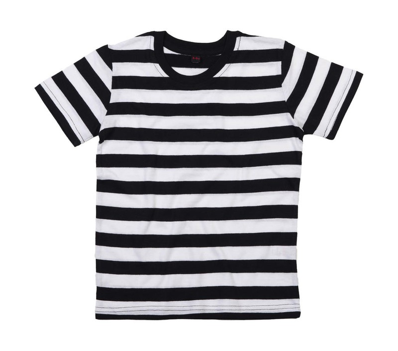 Comprar Camiseta de Rayas Negra y Blanca Infantil - TABLET*Cine, Dibujos y  Cuentos