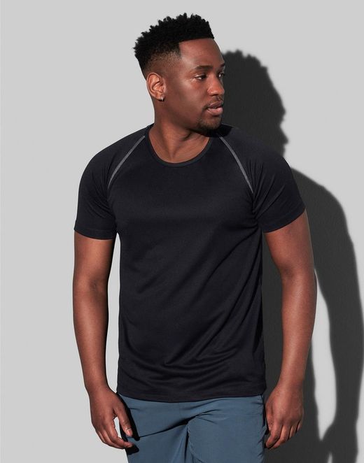 Aktiver Raglan T-Shirt Mann