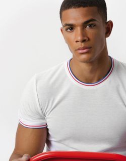 Camiseta ajustada Tipped