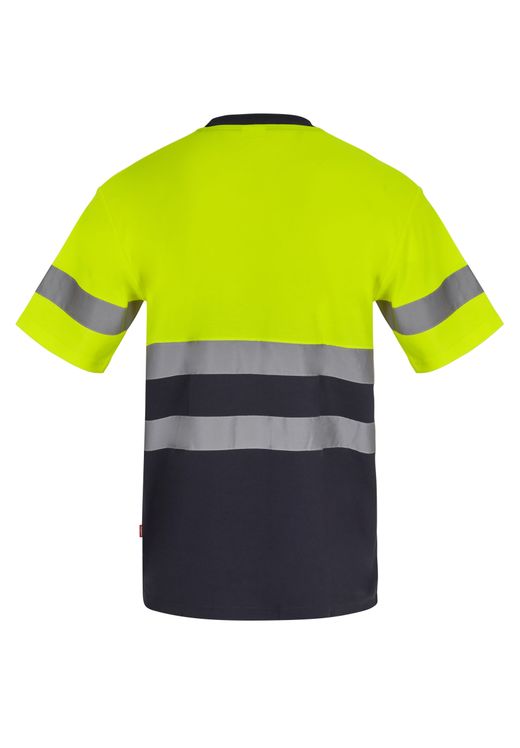 Camiseta algodón bicolor mc av