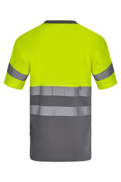 Camiseta algodón bicolor mc av