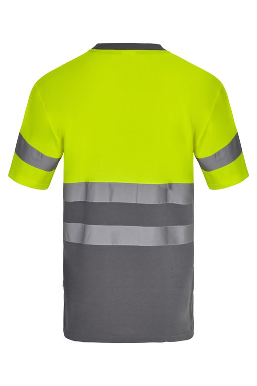 Camiseta algodón bicolor mc av