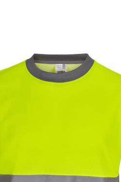 Camiseta algodón bicolor mc av