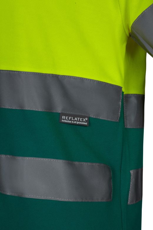 Camiseta algodón bicolor mc av