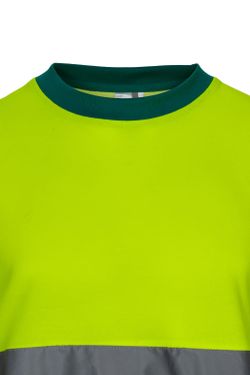 Camiseta algodón bicolor mc av