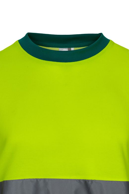 Camiseta algodón bicolor mc av