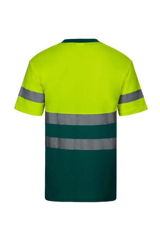 Camiseta algodón bicolor mc av