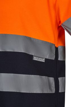 Camiseta algodón bicolor mc av