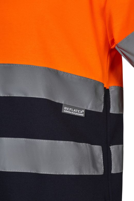 Camiseta algodón bicolor mc av