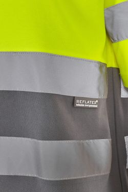 Camiseta algodón bicolor mc av