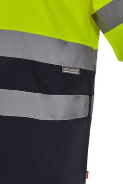 Camiseta algodón bicolor mc av