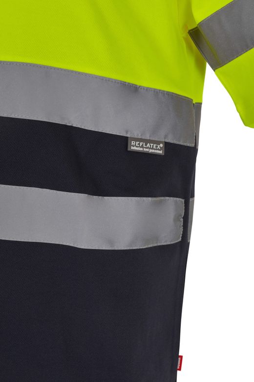 Camiseta algodón bicolor mc av