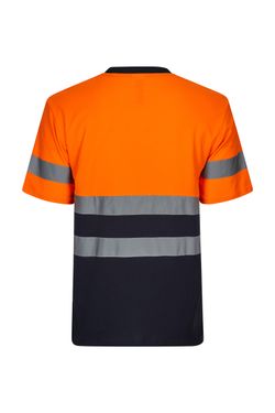 Camiseta algodón bicolor mc av