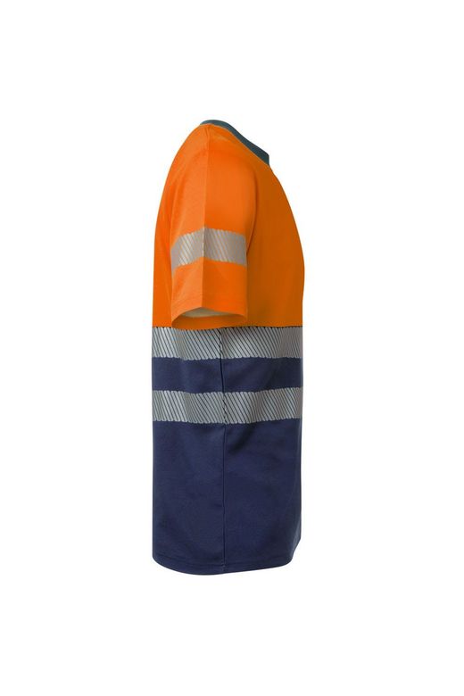 Camiseta algodón bicolor mc rs