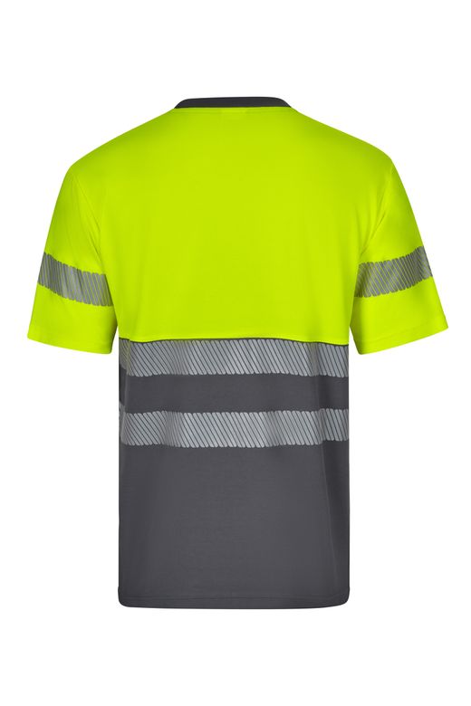 Camiseta algodón bicolor mc rs